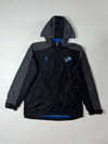 NFL Detroit Lions Team Apparel Hooded Jacket  Black/Grey (S)