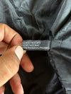 Vintage Yessica Black Embossed Leather Bomber Jacket (XL)