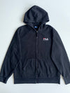 Fila – Fila Biella Italia Zip-Up Hoodie – Black (XL)