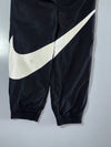 Nike Big Swoosh Black & White Windbreaker Tracksuit (Jacket + Joggers) (M) (W:28, L:38)