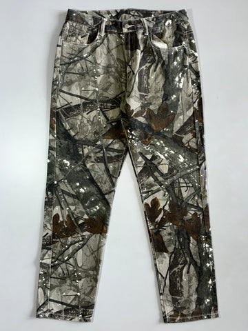 SHEIN Realtree Camo Print Denim Jeans (W:34 |L:42)