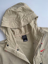 Nike Fleece Hooded Jacket | Beige Red | (L/XL)