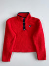 Tommy Jeans Sherpa Fleece Snap Pullover (S)