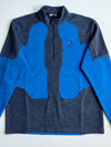 Black Yak Colorblock Half-Zip Fleece Pullover – (L)