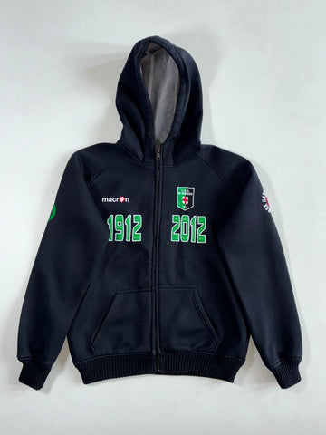 Macron U.S.D. Bobbiese 1912–2012 Centenary Fleece-Lined Zip Hoodie – Black (L)