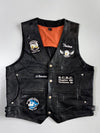 Vintage Premium Biker Leather Vest (S/M)