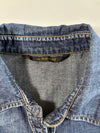 Vintage JS New York Blue Denim Patch Embroidered Shirt Woman’s  (S)
