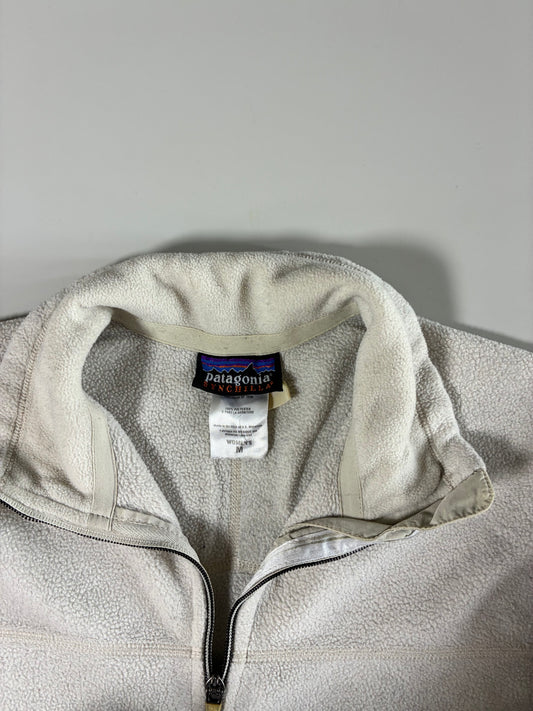 Vintage Patagonia Synchilla Half-Zip Fleece – Cream (Women's)(M)