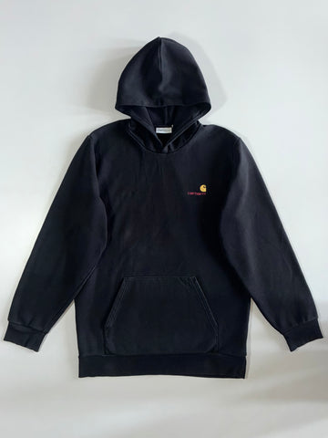 Carhartt WIP Black Script Logo Hoodie (Xl)