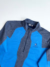 Black Yak Colorblock Half-Zip Fleece Pullover – (L)