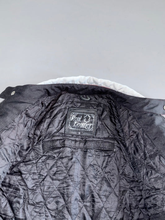Lucky Strike Racing Jacket Lucky Strike × Arrow × Helmet patches, quilted lining (S)