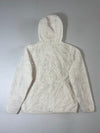 Dickies Cream White Sherpa Hooded Zip Jacket – Authentic Workwear (M)