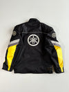 Vintage Yamaha Black Yellow Mesh Racing Jacket Padded (L)