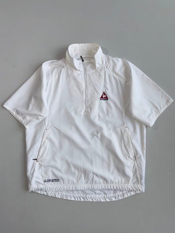 Le Coq Sportif Golf Collection Half-Zip Short Sleeve Windbreaker(L)