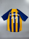 JAKO | ARASTI Football Jersey | Blue/Yellow Stripe (S)