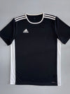 Adidas Entrada 18 Climalite Football Jersey Black & White (L)