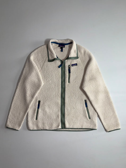 Patagonia Retro Pile Fleece Jacket – Oatmeal/Sage (XL)