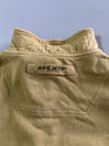 AFS Jeep Half-Zip Sweatshirt – Mustard Washed Utility Pullover (M/L)