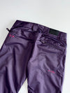 Oakley Vail Purple Snow Pants — Pink Logo Y2K Ski Cargo (W:32 |L:40)