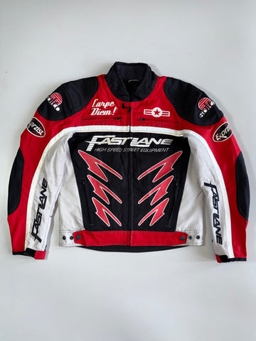 Vintage Fast Lane Premium High Speed Street Equipment Racing Jacket (M/L)