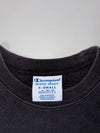 Champion Reverse Weave Black Big “C” Logo Crewneck Sweatshirt (S)