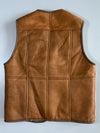 Super Premium Shearling Leather  Vest (S)