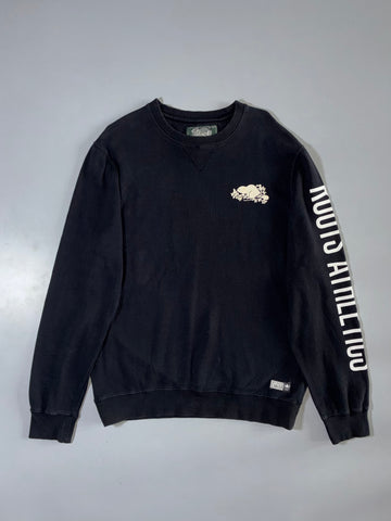 Roots | Athletics Crewneck Sweatshirt Black | (M)