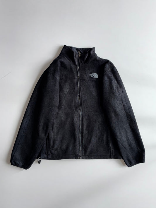 The North Face Reversible Jacket – Black Fleece / Nylon Shell, Double-Sided (M)