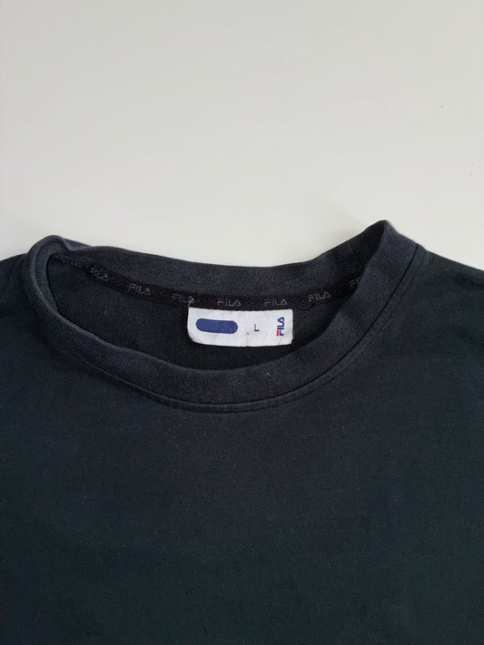 Fila L’Elegante Vita Urbana Graphic Sweatshirt – Black  embroidered  (L)