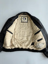 Daven Sportswear Pure Leather Bomber Jacket (L/XL)