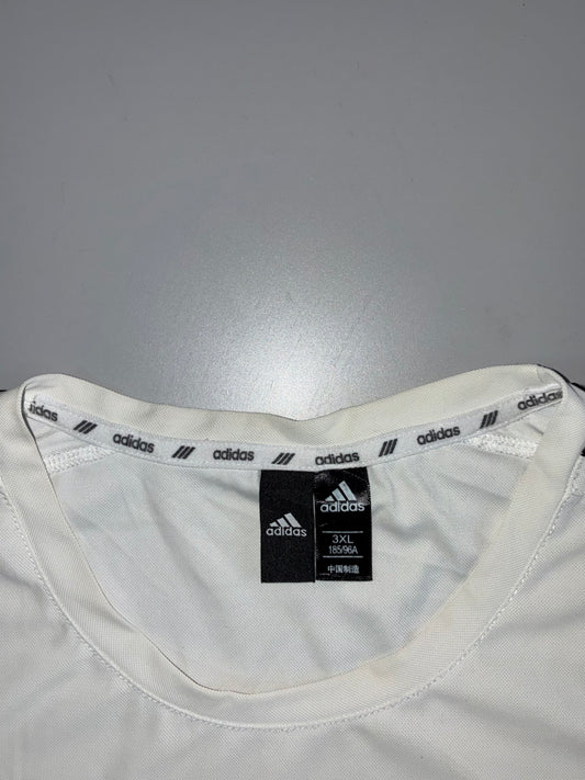 Adidas Breaking Walls White 3-Stripe Performance T (M)