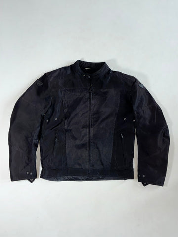 Ixon “Hacker Game” Mesh Motorcycle Riding Jacket – Black (XL)