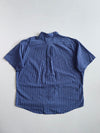 Polo Ralph Lauren Blue Check Short Sleeve Button-Down Shirt (4Xl)