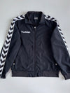 Hummel Character Since 1923 Black Chevron Tape Sleeve Full-Zip Track Jacket (M)