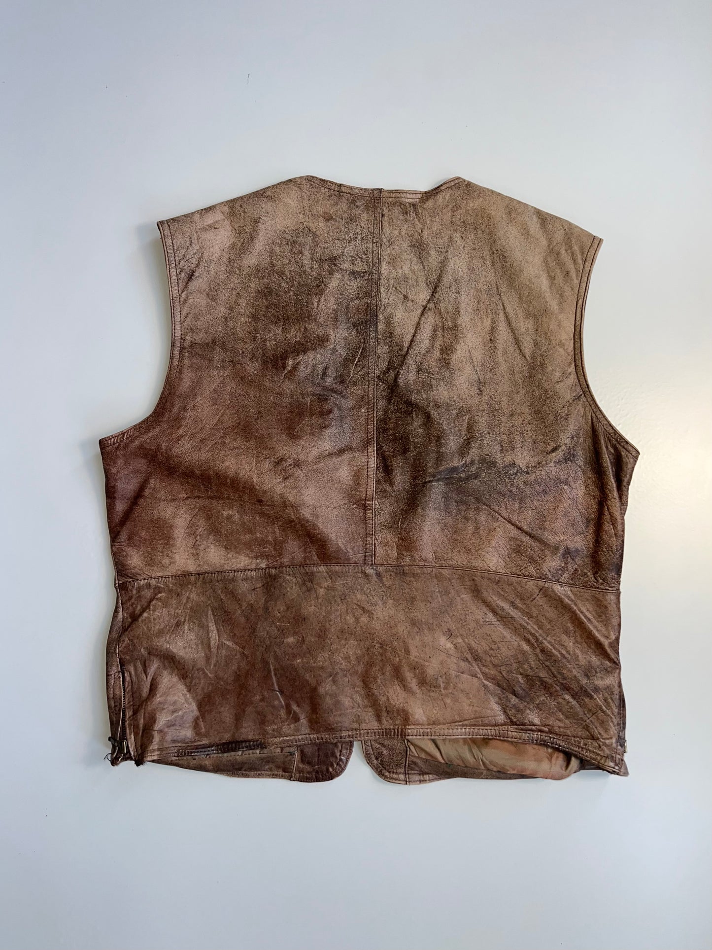 !          Super Premium Pure Leather Utility Jacket (L)