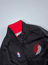 NBA | Portland Trail Blazers Pro Player Jacket Black/Red | (XL/2XL)