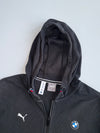 Puma BMW M Motorsport Hoodie | Black Full-Zip (XL/2XL)