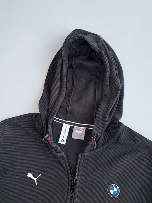 Puma BMW M Motorsport Hoodie | Black Full-Zip (XL/2XL)