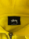 Stussy | Neon Yellow Zip-Up Hoodie (XL)