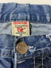 Vintage True Religion Big Stitch Distressed Knee-Rip Jeans – Made in USA (W:36) (L:45)