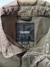 Pull&Bear Streetwear Work Shirt – Olive Contrast Stitch (L)