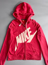 Nike | Pink Big Logo Zip-Up Hoodie (S)