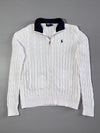 Polo Ralph Lauren Cable Knit Full Zip Sweater – (L)