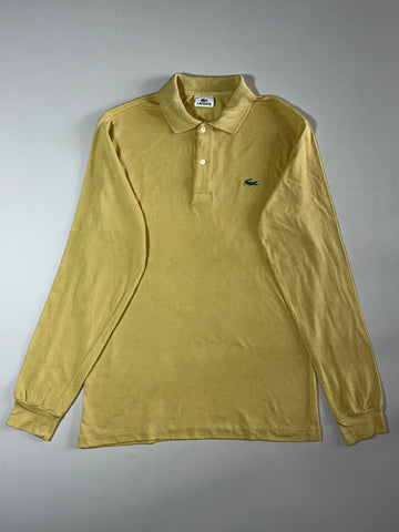 Lacoste Long Sleeve Polo Mustard Yellow (L)
