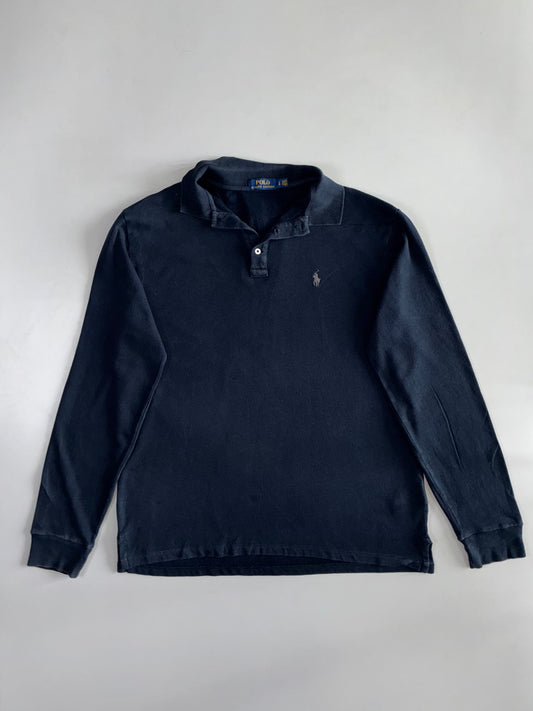 Polo Ralph Lauren | Long Sleeve Pony Polo | Washed Navy (2XL)