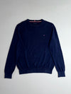 Tommy Hilfiger Cotton Knit Crewneck Sweater – Navy (S)