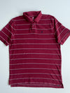 Nike Sportswear Burgundy Striped Piqué Polo T-Shirt – (XL)