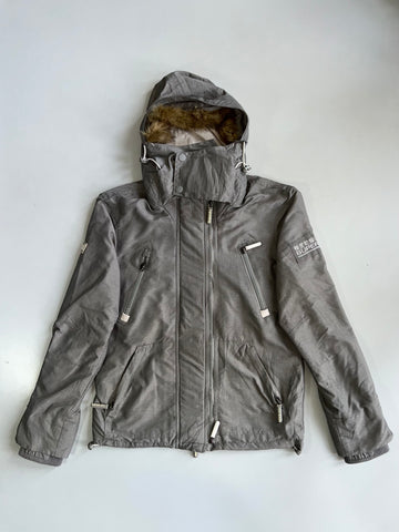 Superdry Wind Attacker Engineered Faux Fur Hood Parka (L)