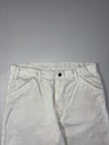 Dickies Vintage White Workwear Carpenter Pants (W:34) (L:37)