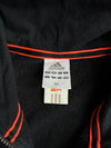 Vintage Y2K Adidas Black 3-Stripe Zip-Up Hoodie  (M)